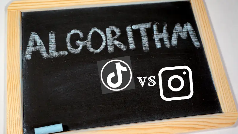 Concept d'algorithme d'Intagram vs Tiktok