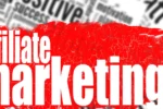 Image de marketing d'affiliation en nuage de mots avec rendu haute résolution, utilisable pour toute conception graphique