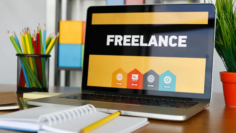 Concept de freelancing
